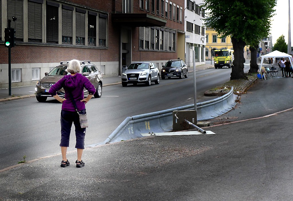 Utstilling langs elva Drammen