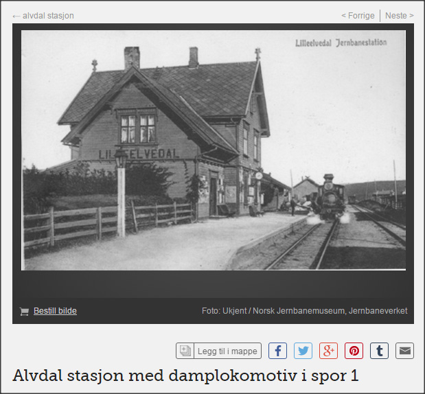 tirsdag_Avdal stasjon digitaltmuseum