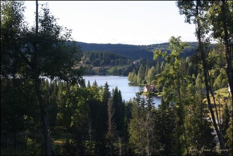 Å se Myllavannet ligge der som et smykke i alt det grønne gjør godt for sjelen.