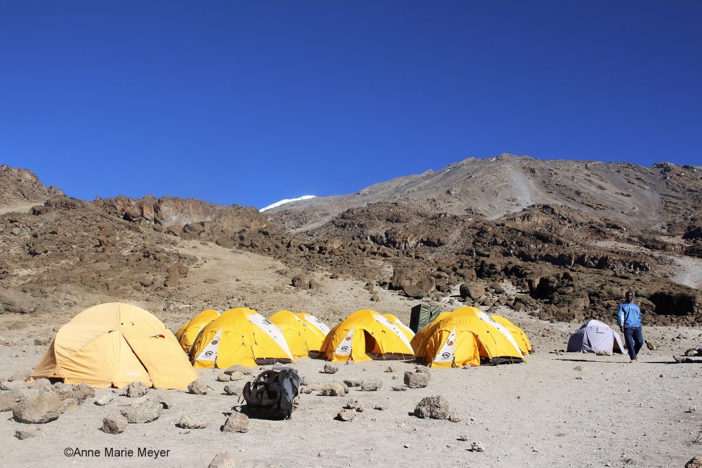 Kibo Hut, basecamp