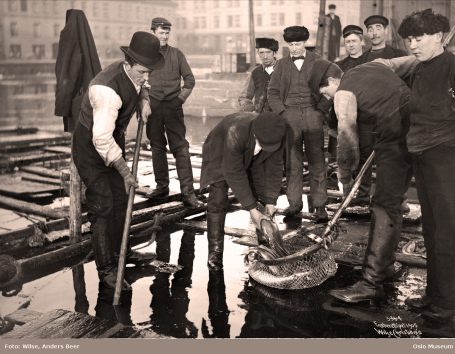 Fiskebryggen. Foto: Wilse, Anders Beer / Oslo Museum