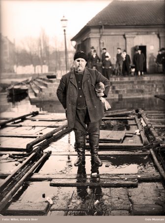 «Fiskekongen». Foto: Wilse / Oslo Bymuseum