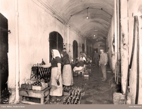 Fortuna og Central bryggeri. Foto: Wilse, Anders Beer/Oslo Museum.