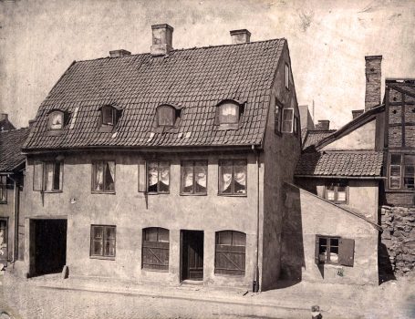 Høkergård på Vaterland. Foto: Ukjent fotograf / Norsk Teknisk Museum