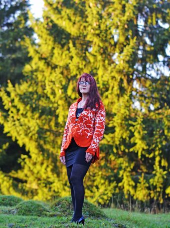 Jane Mysen i kofta